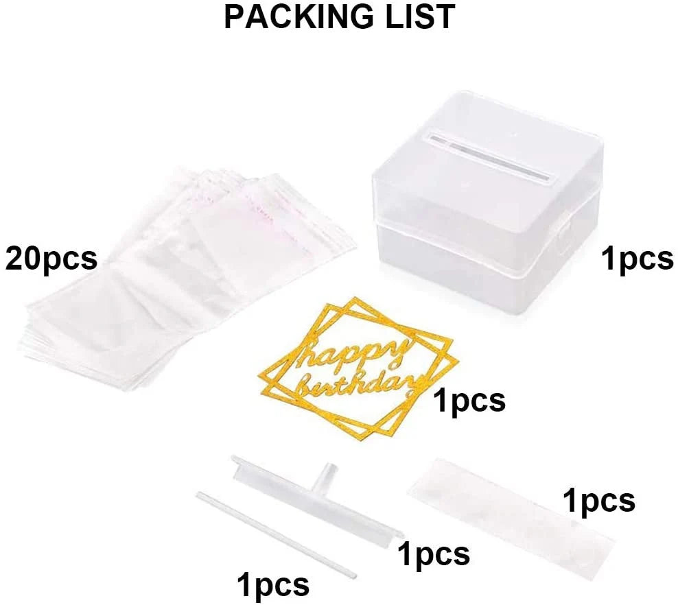 Money cake dispenser ATM kit, cake money pull-out box for surprise cakes and special occasions, popular in the USA and Europe