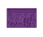Pearls, rose, leaves, and borders silicone mold, baroque fondant mold for intricate cake decorating, popular in the USA and Europe